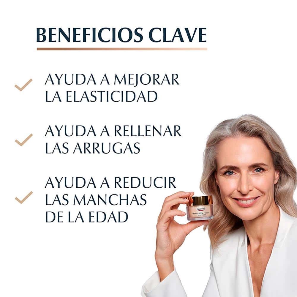 Crema Facial Antiarrugas de Día Eucerin Hyaluron Filler + Elasticity - 50ml