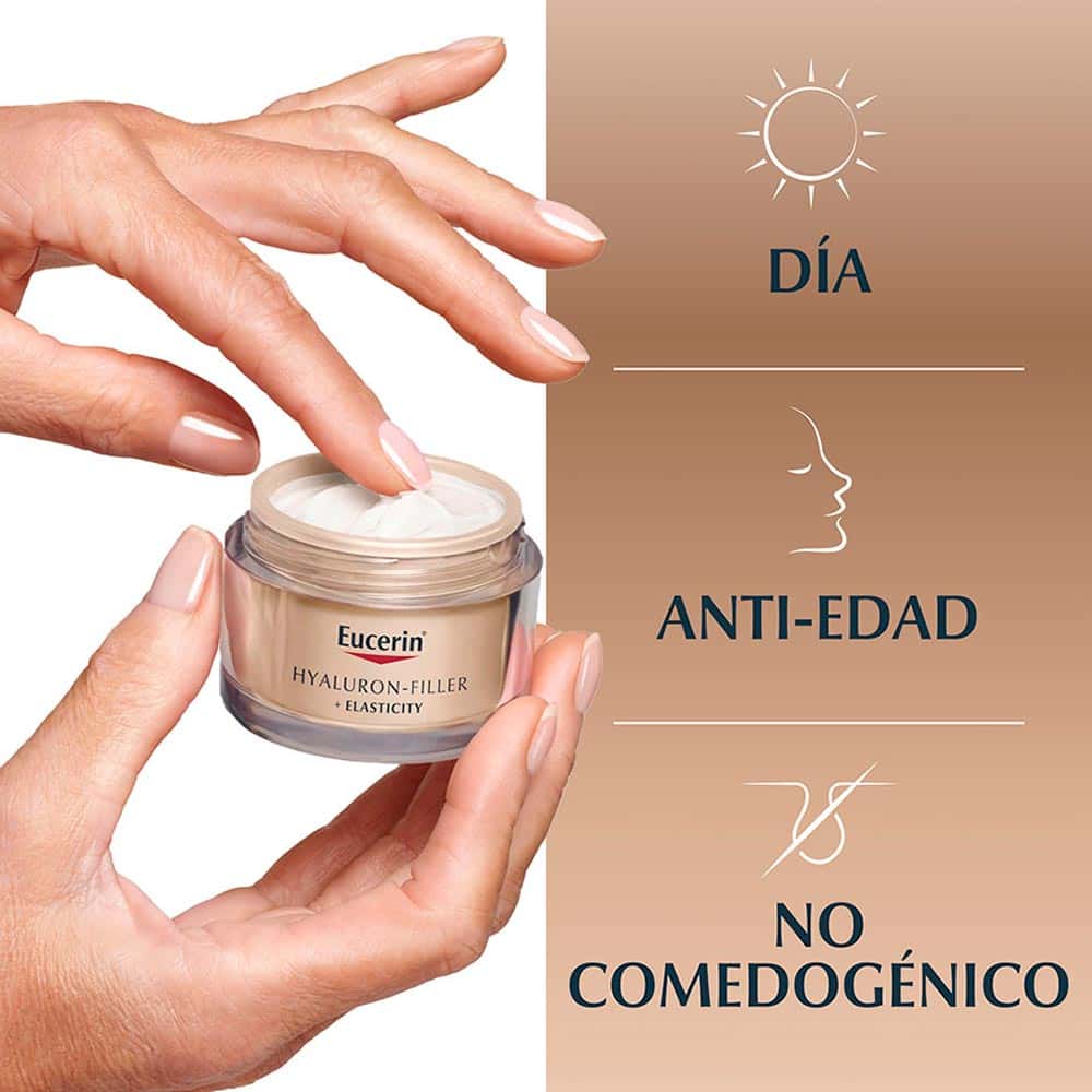 Crema Facial Antiarrugas de Día Eucerin Hyaluron Filler + Elasticity - 50ml