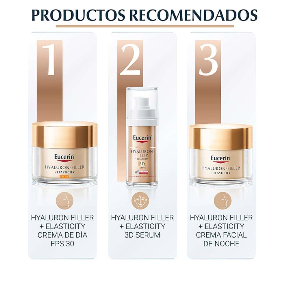 Crema Facial Antiarrugas de Día Eucerin Hyaluron Filler + Elasticity - 50ml