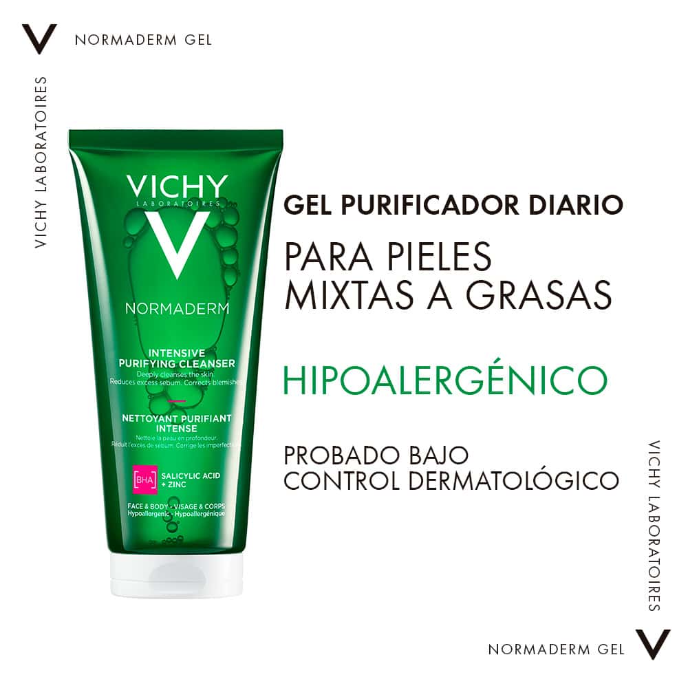 Gel Limpiador Purificante Vichy Normaderm - 200ml