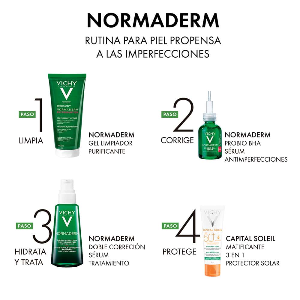 Gel Limpiador Purificante Vichy Normaderm - 200ml