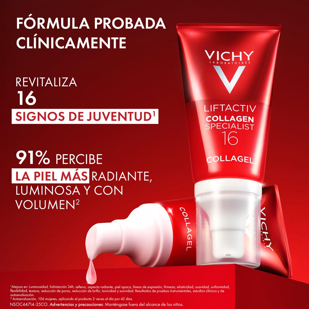 Gel Facial Vichy Liftactiv Collagen Specialist 16 Collagel - 50ml
