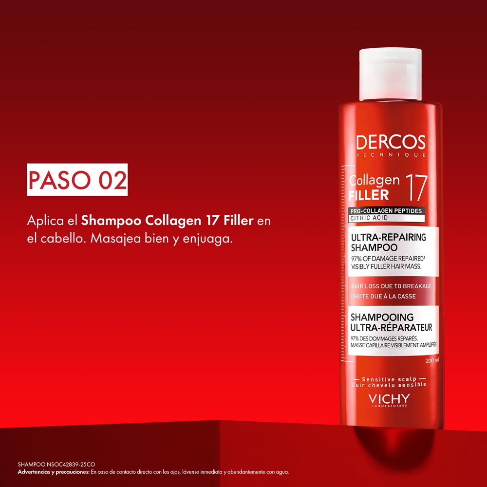 Shampoo Collagen 17 Filler Vichy Dercos - 200ml