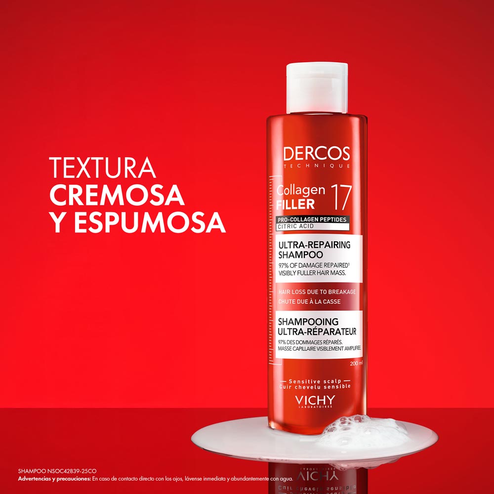 Shampoo Collagen 17 Filler Vichy Dercos - 200ml