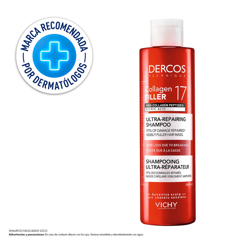 Shampoo Collagen 17 Filler Vichy Dercos - 200ml